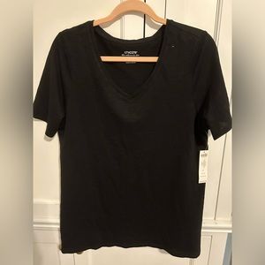Chico’s black basic Tee with tags. Size 1 (med)